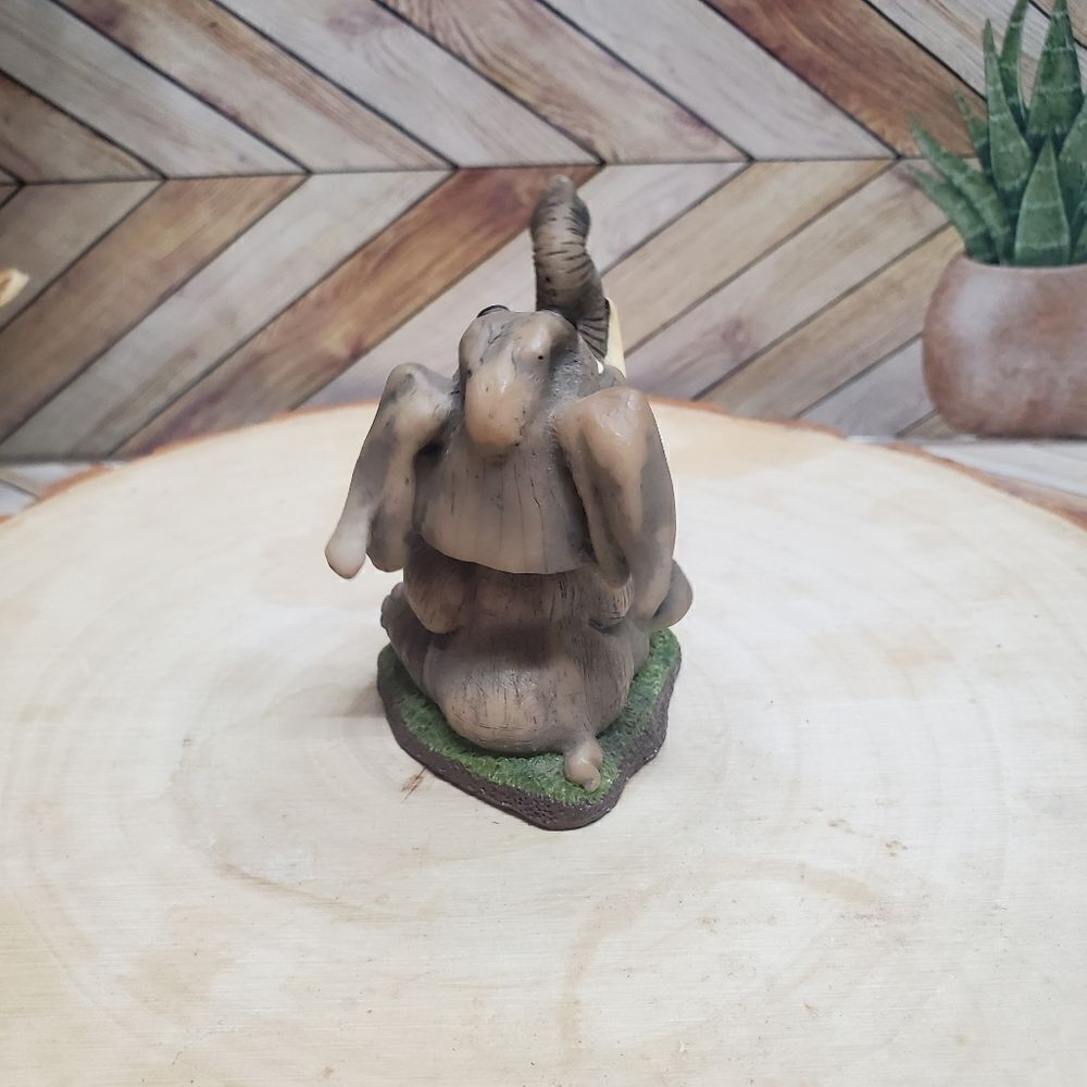 Vintage Ceramic Elephant Bobble Head Figurine with Tusks - Picture 4 of 5